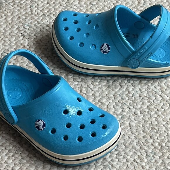 Crocs Crocband Little Boy Size C7 Child Waterproof Clogs Strap Sandals Shoes - Picture 1 of 12